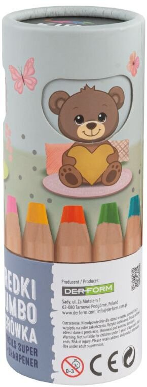 Lapsa ngjyrosëse Kidea Olo Crayons, Super Jumbo, 8 copë, shumëngjyrëshe