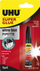 Ngjitës super UHU Super Glue Pipette 35732, 3 g, transparent