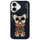 Futera Nimmy Glasses Cool Dog për iPhone 16 6.1", mbrojtëse e fortë, e zezë