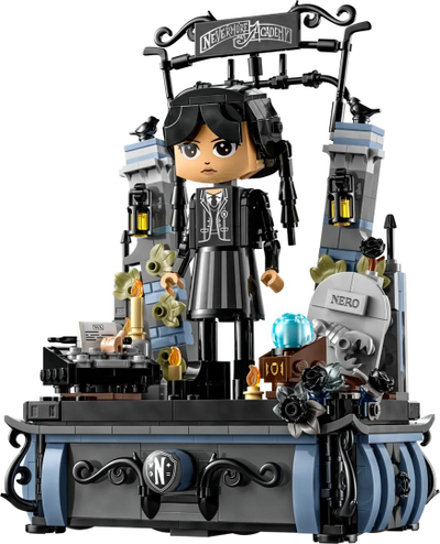 Lodër ndërtuese LEGO Wednesday Addams Figure 76780, set figurë, mbi 10 vjeç, shumëngjyrësh