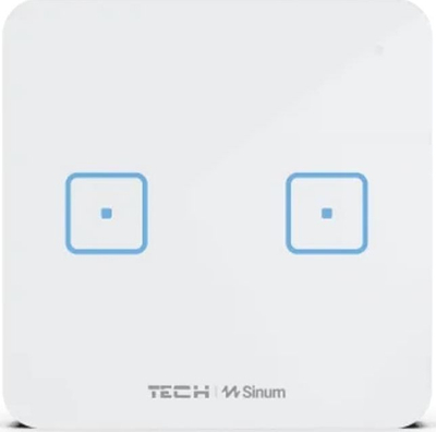 Çelës dopio wireless Tech Control WS-02 me dy butona, i bardhë