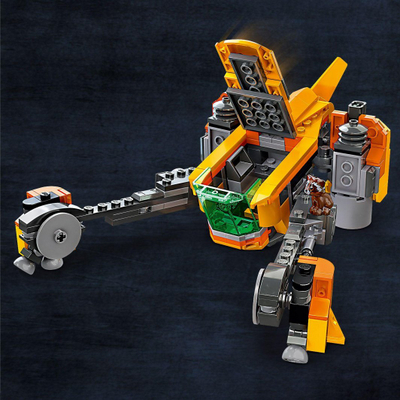 Set LEGO® Marvel 76254 Little Rocket's Spaceship, 330 pjesë