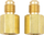 Adapter bronzi Testo 0554 3113, lidhje 1/4" në 5/16", ngjyrë e artë