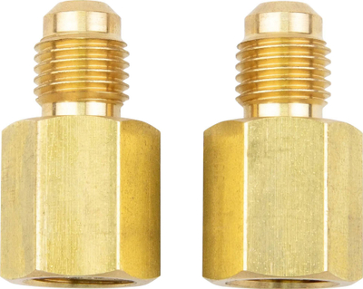 Adapter bronzi Testo 0554 3113, lidhje 1/4" në 5/16", ngjyrë e artë