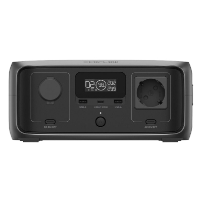Stacion energjie portativ EcoFlow River 3 UPS, 245Wh, panel diellor 45W, i zi