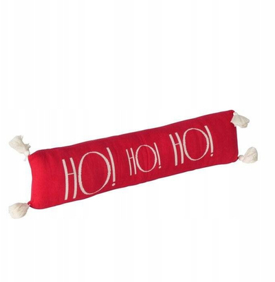 Декоративна перница Boltze Home Hohoho, 80 x 20 cm, памук, црвена и бела
