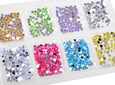Set kreativ mozaik me gurë diamant Big Gem, 18 stikera, shumëngjyrësh