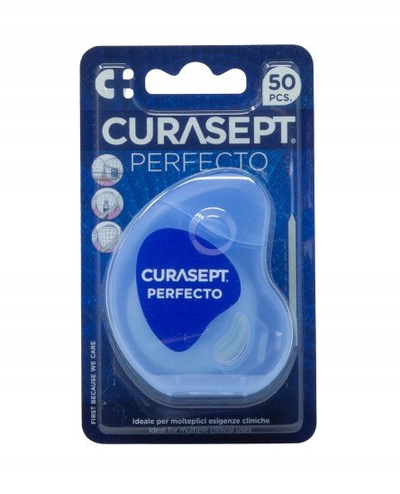 Забен конец Curasept Professional Superfloss, 50 парчиња, за чувствителни заби