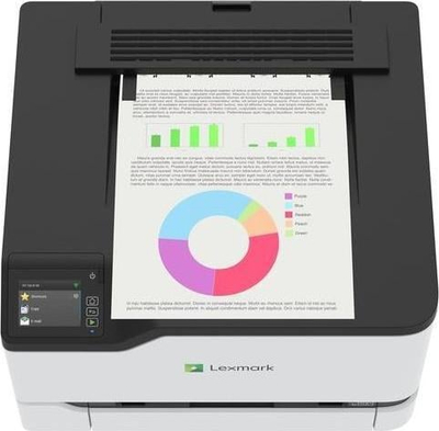 Printer lazer me ngjyra Lexmark CS431dw, 24 faqe n’minut, WiFi, i bardhë
