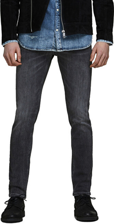 Долги панталони Jack & Jones JJIGLENN 12159030, црни, големина 32-32