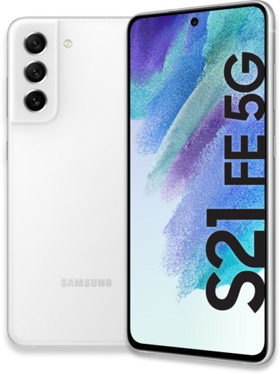 Celular Samsung Galaxy S21 FE, 6.4", 6GB RAM, 128GB, 5G, i bardhë