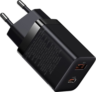 Karikues Baseus Super Si Pro, 1 x USB A 1 x USB C, i zi