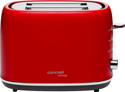 Toster Concep TE2062, 870 W, i kuq