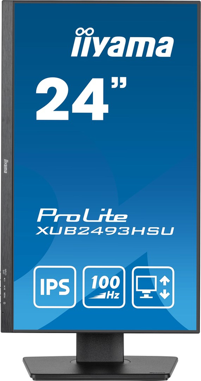 Monitor iiyama ProLite computer, 23.8", 1920 x 1080, 100 Hz, i zi