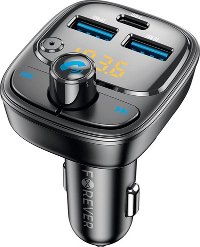Transmiter FM Forever TR-370, Bluetooth, 30W PD, i zi