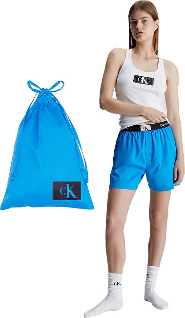 Pizhame për femra Calvin Klein CK96, të kaltra/bardha