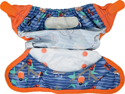 Mbulesë pelene Close Caboo Cover Twilight Garden, 3–16 kg, mbyllje me Velcro