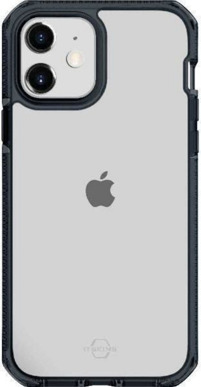 Mbrojtëse ITskins Case Supreme Clear për iPhone 12 mini, e hirtë