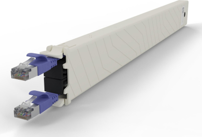 Kasetë kabllosh PATCHBOX .one 8RU STP, Cat 6a, vjollcë