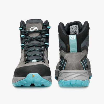 Çizme trekking Scarpa Rush TRK GTX për goca, numri 38.5, gri me turquoise