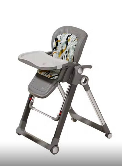 Karrige ushqimi + luhatëse Baby Center Melandi, e hirtë