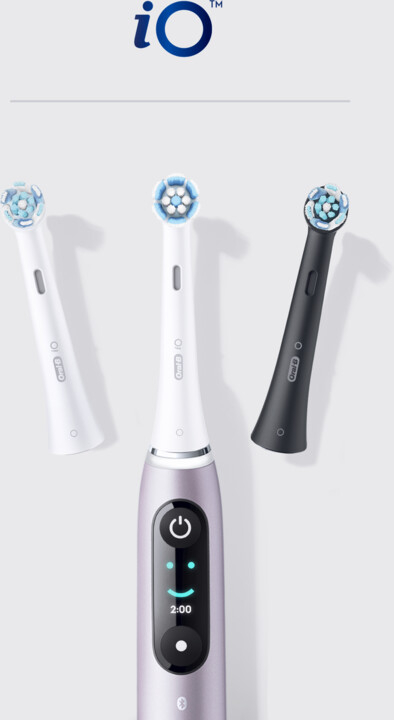 Koka zëvendësuese Oral-B iO Gentle Care White, 2 copë
