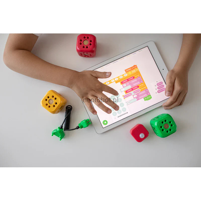 Set edukativ Robo Wunderkind Education Kit, robot programues për fëmijë, module robotike, shumëngjyrësh