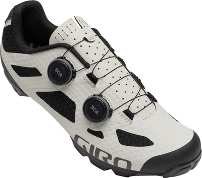Këpucë biçiklete mali Giro Sector, MTB, BOA, bardh e zi, 46