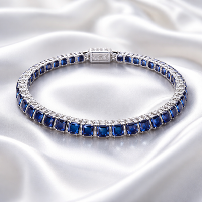Dorëzë Elegante me Gurë Zirkon Blu – Luxury Collection