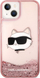 Futrollë telefoni Karl Lagerfeld KLHCP14MLNCHCP për iPhone 14 Plus, hardcase me glitter, rozë