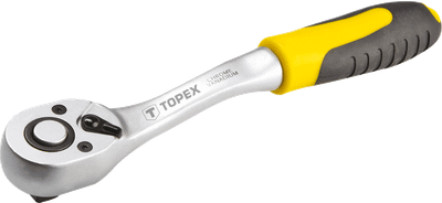 Çelës raci Topex Standard i përkulur 38D542, 1/2", 255mm