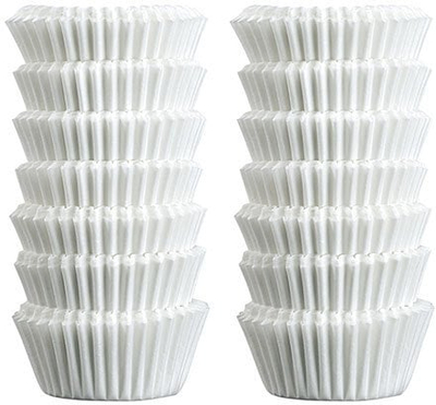 Kallëpe letre për mini muffin Zenker 43423, 240 copë, të bardha