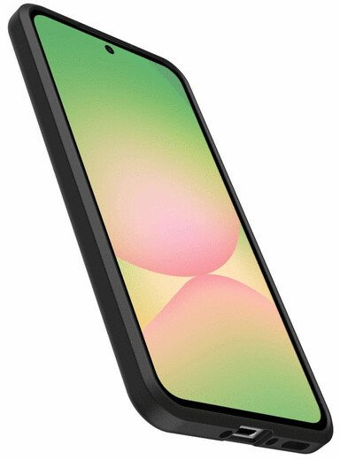 Заштита за телефон OtterBox React A56, тенка, отпорна на удари, црна