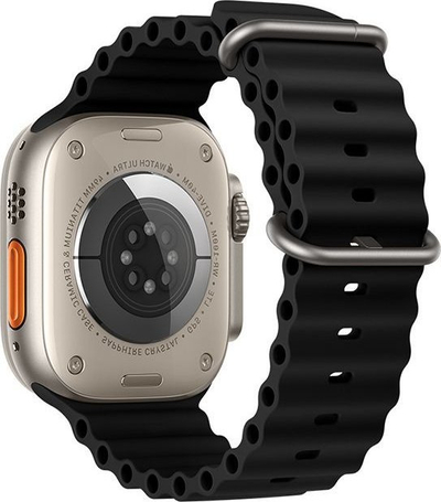 Rrip ore Forcell Strap F-DESIGN FA12 për Apple Watch 38 40 41mm, poliester, i zi