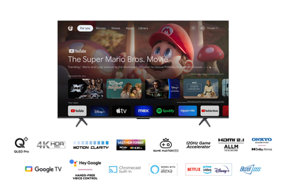 TV TCL C65 Serie C6 Smart, 55\", QLED 4K, i zi