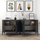 Komodë melamine 180×35×78 cm (HM9428.01), gri