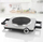 Plitë elektrike Clatronic EKP 3788, 1500W, 18cm, çelik inox argjendtë