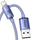 Kabllo USB Baseus Crystal Shine, USB A në Lightning, 2 m, 2.4A, blu