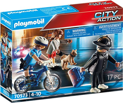 Lodër bicikletë policie Playmobil (70573)