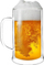 Kupë birre Vialli Design AMO, xham me dy mure, 500ml, transparente