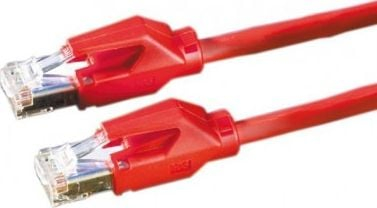Kabllo rrjeti Kerpen E5-70 S/F, CAT 6, 10 m, RJ-45 në RJ-45, e kuqe