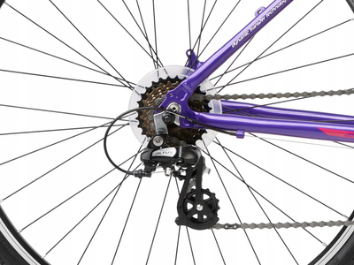 Biçikletë cross Romet Orkan D Lite, 19", 21 marshe Shimano, lejla-rozë