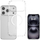 Kapak 4smarts Hybrid Case Ibiza për iPhone 17 Pro Max, MagSafe, transparent