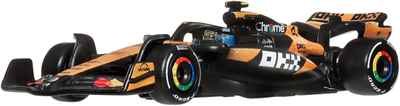 Set lodra maketa Hot Wheels McLaren Formula 1 Team 2025, Lando Norris #4, Oscar Piastri #81, portokalli