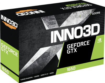 Kartelë grafike Inno3D GeForce GTX 1650 Twin X2 OC V3 4GB GDDR6