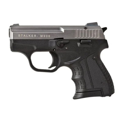 Pistoletë sinjali Stalker M906 BAS, kalibër .22 Long Blank, metal, ngjyrë titanium