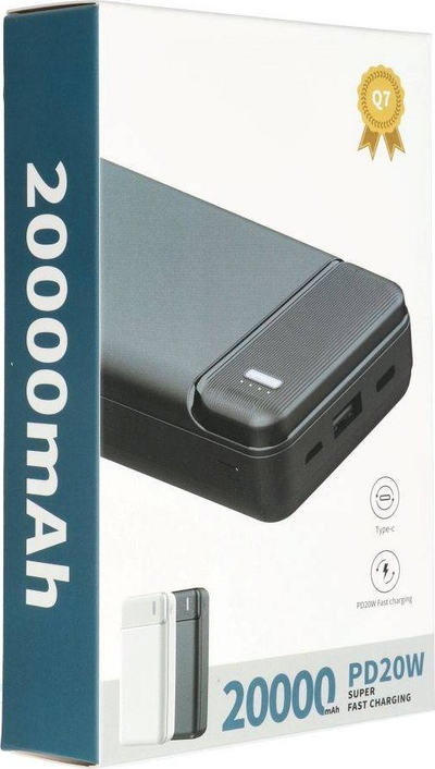Powerbank Puridea Q7, 20000mAh, Power Delivery 20W QC3.0, i zi