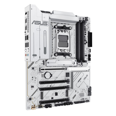 Pllakë amë ASUS X870 MAX Gaming WIFI7 W, AMD X870, DDR5, e bardhë