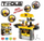 Punëtori lodrash për fëmijë Baby Mix Power Tool, plastike, mbi 3 vjeç, e verdhë