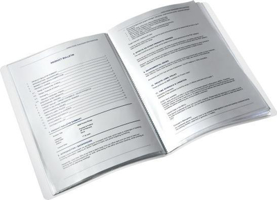 Dosje prezantimi Leitz WOW, A4, 40 xhepa, e zezë